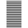 vidaXL Zebra Blind Black 120x230 cm Fabric Width 115.9 cm Polyester