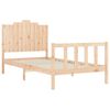 vidaXL Bed Frame without Mattress 100x200 cm Solid Wood Pine