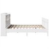 vidaXL Bed Frame without Mattress White 180x200 cm Super King Solid Wood Pine