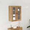 vidaXL Wall Cabinet Artisan Oak 69.5 x 34 x 90 cm Engineered Wood