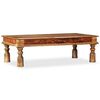 vidaXL Coffee Table Solid Mango Acacia Wood 110x60x38 cm