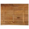 vidaXL Table Top Live Edge 110x80x2.5 cm Solid Wood Mango