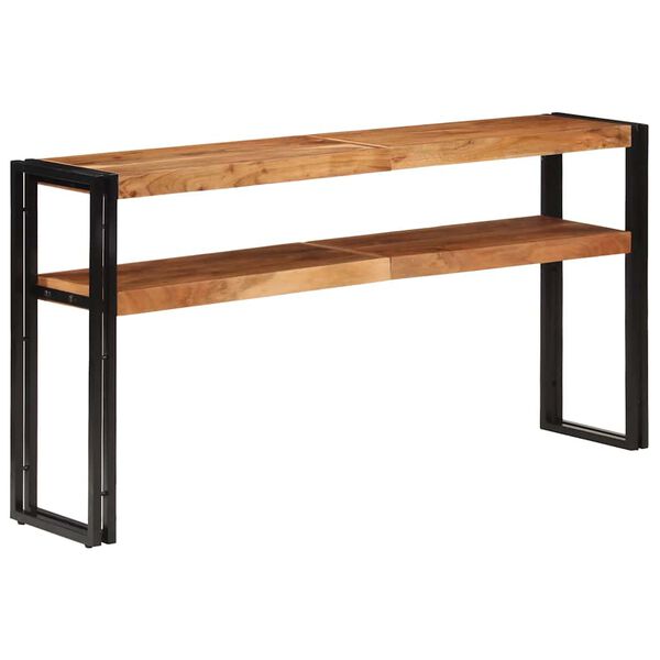 vidaXL Console Table 150x30x75 cm Solid Acacia Wood