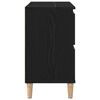 vidaXL Bathroom Sink Cabinet Black Oak 80 x 33 x 60 cm Engineered Wood