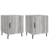 vidaXL Bedside Cabinets 2 pcs Grey Sonoma 40x40x50 cm Engineered Wood