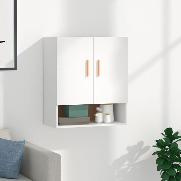 vidaXL Wall Cabinet White 60x31x70 cm Engineered Wood
