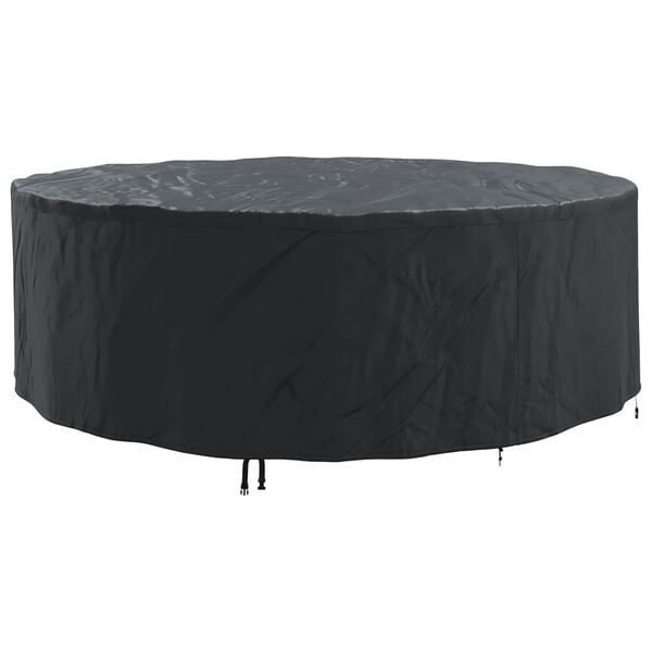 vidaXL Outdoor Furniture Cover Black 279 x 279 x 85 cm 600D fabric