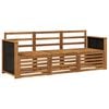vidaXL Sofa Sets 3 pcs Solid Acacia Wood