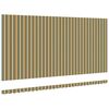 vidaXL Awning Replacement Fabric Green and yellow 580 x 295 cm