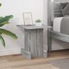 vidaXL End Table Grey Sonoma 35.5 x 35 x 40 cm Engineered Wood