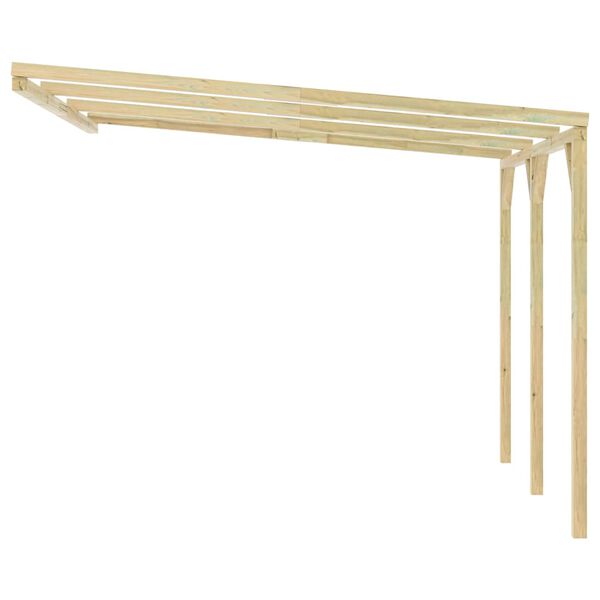 vidaXL Lean-To Pergola 3x3x2.1 m Wood