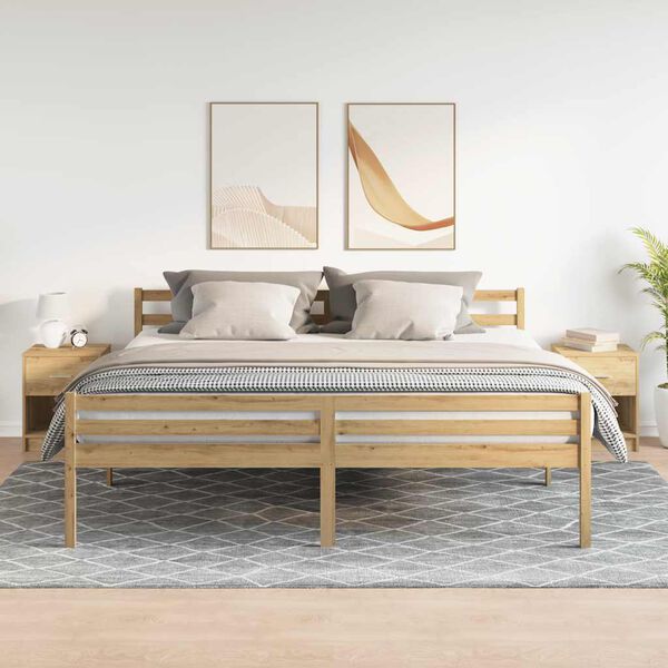 vidaXL Bedside Cabinets 2 pcs with Drawer Artisan Oak 40x34x50 cm