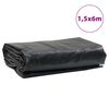 vidaXL Tarpaulin Anthracite 1.5x6 m 650 g/m²