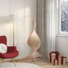 vidaXL Christmas Trees with Stand Natural 150 cm Solid pine wood