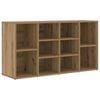 vidaXL Shoe Bench 103 x 30 x 54.5 cm Engineered Wood Artisan Oak