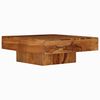idaXL Coffee Table 80x80x30 cm Solid Wood Acacia