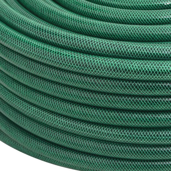 vidaXL Garden Hose Green 1" 100 m PVC