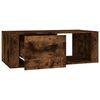 vidaXL Coffee Table Smoked Oak 100x50.5x35 cm Engineered Wood