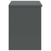 vidaXL Bedside Cabinet Dark Grey 35x30x40 cm Solid Pinewood