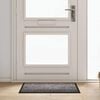 vidaXL Door Mat Light Grey 80 x 60 x 1.2 cm Teddy Fabric