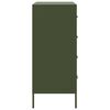 vidaXL Sideboard Olive Green 68x39x89 cm Steel