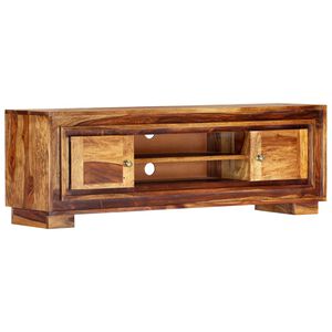 vidaXL TV Cabinet 118x30x40 cm Solid Acacia Wood