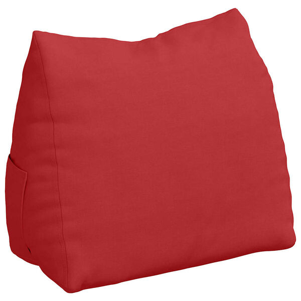 vidaXL Back Pillow Red 60 x 20 x 50 cm Fabric