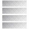 vidaXL Stair Tread 4 pcs 80 x 20 cm Silver Aluminium Rectangular