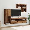 vidaXL TV Wall Units Wall-mounted 6 pcs Old Wood Engineered Wood