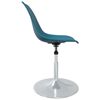 vidaXL Swivel Dining Chairs 6 pcs Turquoise PP