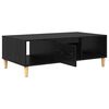 vidaXL Coffee Table Black Oak 102 x 55 x 35 cm Engineered Wood