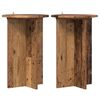 vidaXL Plant Stand 2 pcs Old Wood &Oslash;40 x 60 cm Engineered Wood