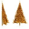 vidaXL Christmas Tree | Gold | PET | Large | Durable | Christmas Tree