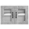 vidaXL Kitchen Cabinet with Shelf 2 pcs Concrete Grey 60 x 31 x 40 cm