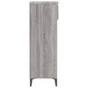 vidaXL Shoe Rack Grey Sonoma 40x36x105 cm Engineered Wood