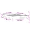 vidaXL Bed Frame without Mattress Smoked Oak 135x190 cm Double