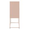 vidaXL Highboard Pink 68.5x38.5x107 cm Steel
