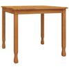 vidaXL Garden Dining Table 85x85x75 cm Solid Wood Teak