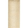 vidaXL Cat Tree with Sisal Scratching Posts Cream 155 cm