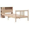 vidaXL Bookcase Bed without Mattress 90x190cm Solid Wood Pine