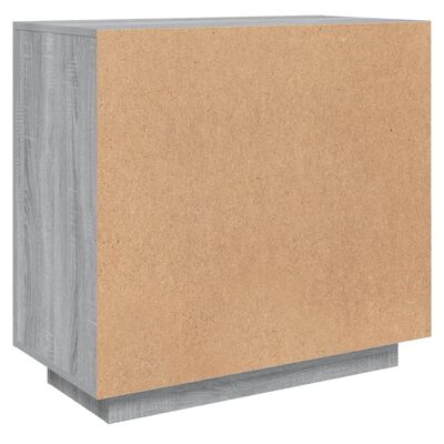 vidaXL Sideboard Grey Sonoma 80x40x75 cm Engineered Wood