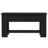vidaXL Coffee Table Black 101x49x52 cm Engineered Wood