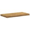 vidaXL Live Edge Table Top 50 x 20 x 3.5 cm Rectangular White