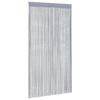 vidaXL String Curtains 2 pcs Light Grey 100x250 cm