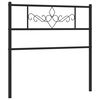 vidaXL Metal Replace Headboard Black 107 cm