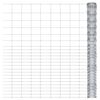 vidaXL Garden Fence Galvanised Steel 50x1.6 m Silver