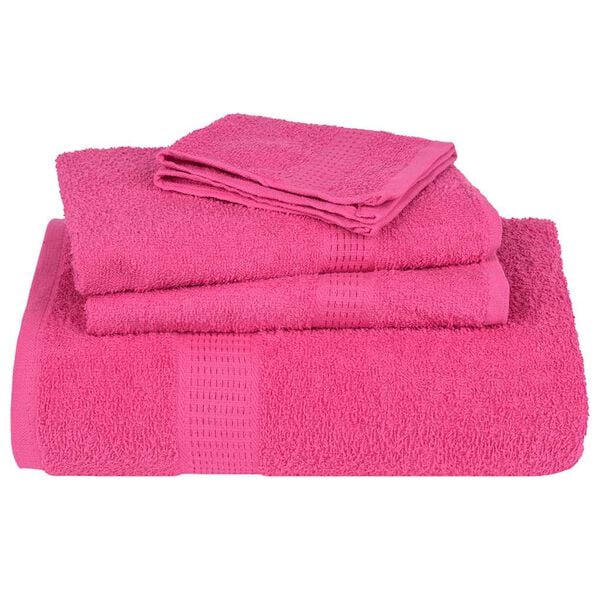 vidaXL Wash Towels "FROGN" 10 pcs Pink 30x30 cm 360 gsm