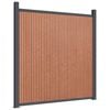 vidaXL Fence Panel Brown 1045x186 cm WPC