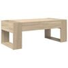vidaXL Coffee Table Sonoma Oak 110 x 50 x 41 cm Engineered Wood
