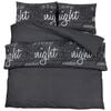 vidaXL Duvet Cover Set Black and White 135x200 cm Cotton